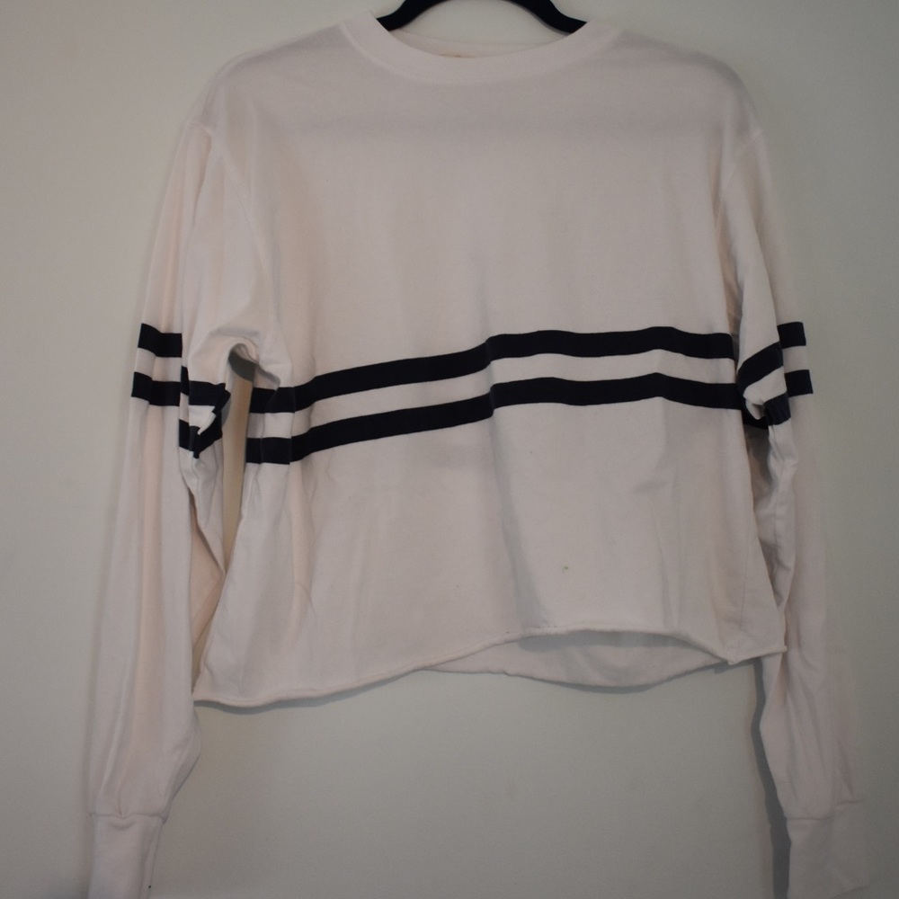 Brandy Melville navy stripe Acacia sweatshirt